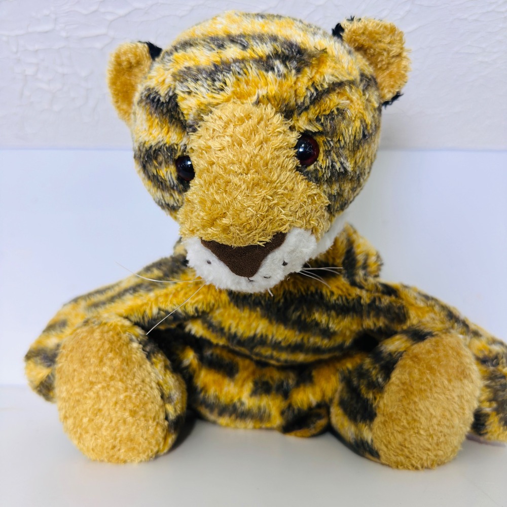 Gund Tygrr Tiger Plush Stuffed Animal Soft Beanbag Feet 60131 Striped Toy